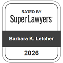 Rated By Super Lawyers | Barbara K. Letcher | 2026